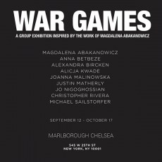 Poster for WAR GAMES. Photo: Marlborough Chelsea