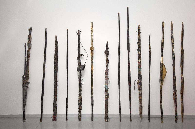 Leszek Knaflewski, Untitled (Spears), 1983, photo: Łódź Art Museum