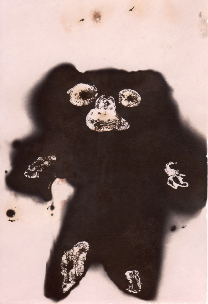 Marek Piasecki, "Mianitury", 1950-1960, technika mieszana, 6,4 x 9,3 cm, Asymetria, fot. WGW