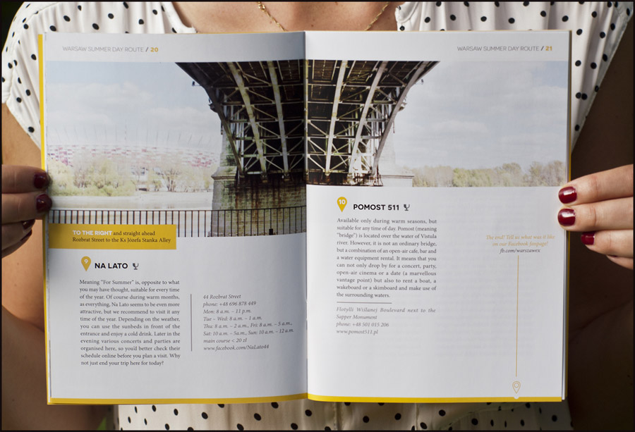 Spread from Warszawex guidebook, photo: courtesy of the authors