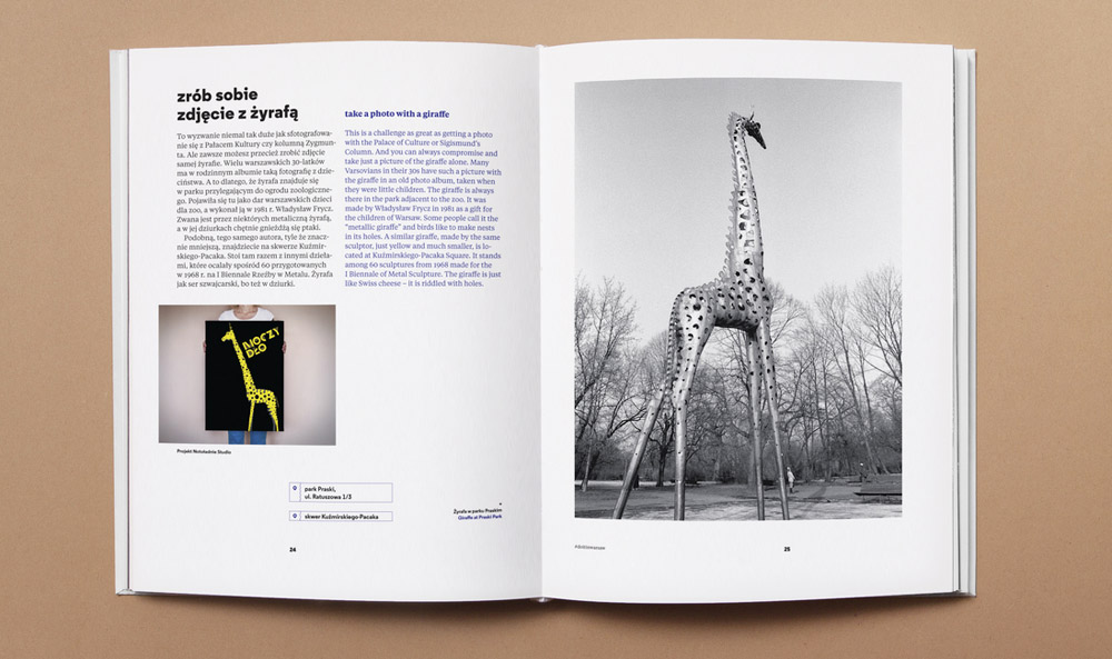 Spread from Do it in Warsaw alternative guide, photo: courtesy of Agora Publishing