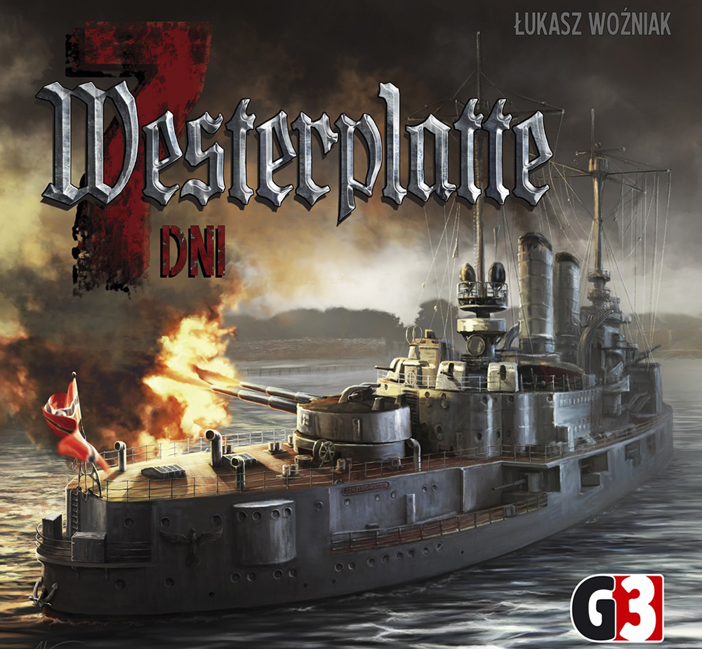 Okładka gry "7 dni Westerplatte", projektant: Łukasz Woźniak fot. dziękuję wydawnictwu G3