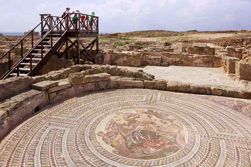 Mozaika w Willi Tezeusza, Pafos, Cypr, fot. STELLA / Forum
