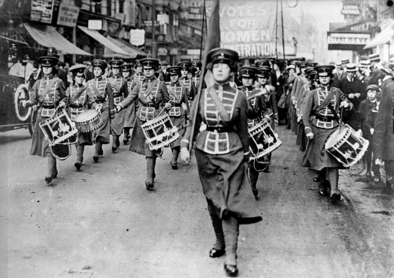 British suffragettes in 1910. Photo: East News