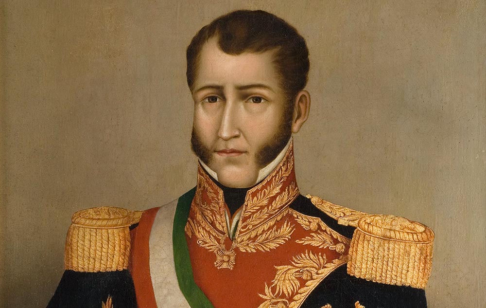 Portrait of Agustín De Iturbide, Emperor of the First Mexican Empire, artist unknown, oil on canvas 86x76 cm, photo: Museum of Mexican History Collection