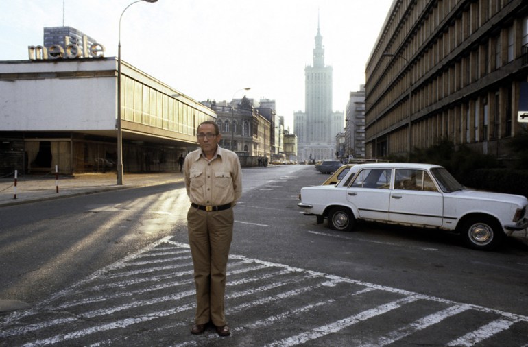Tadeusz Konwicki, lata 80., Warszawa, fot. Chris Niedenthal / Forum