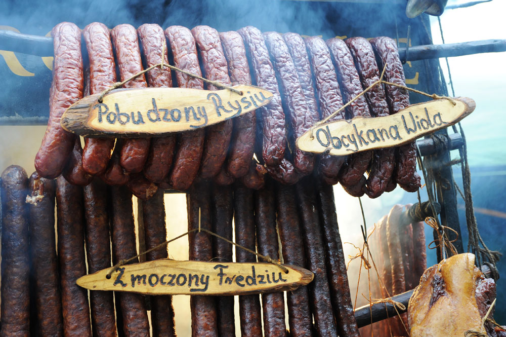 Smoked sausage, photo: Zenon Zyburtowicz/East News