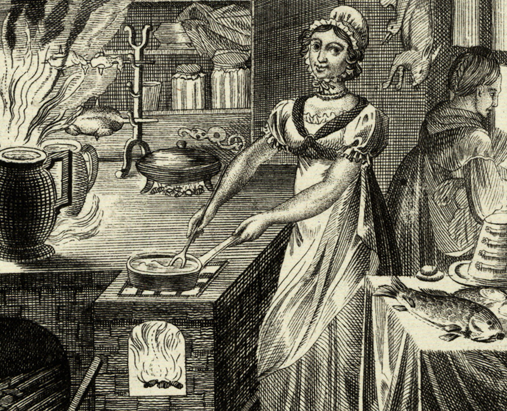 Frontispis książki "Kucharka doskonała wiedeńska, podaiąca przepisy różnych przednich potraw", 1822, fot. Biblioteka Narodowa Polony