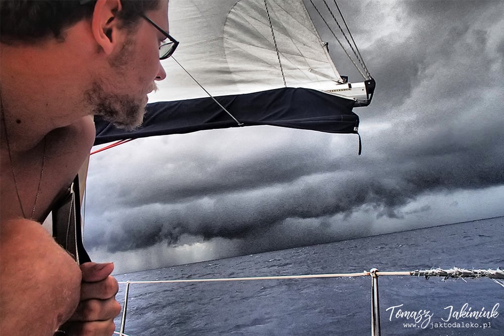 On the Atlantic Ocean, photo: T. Jakimiuk’s collection