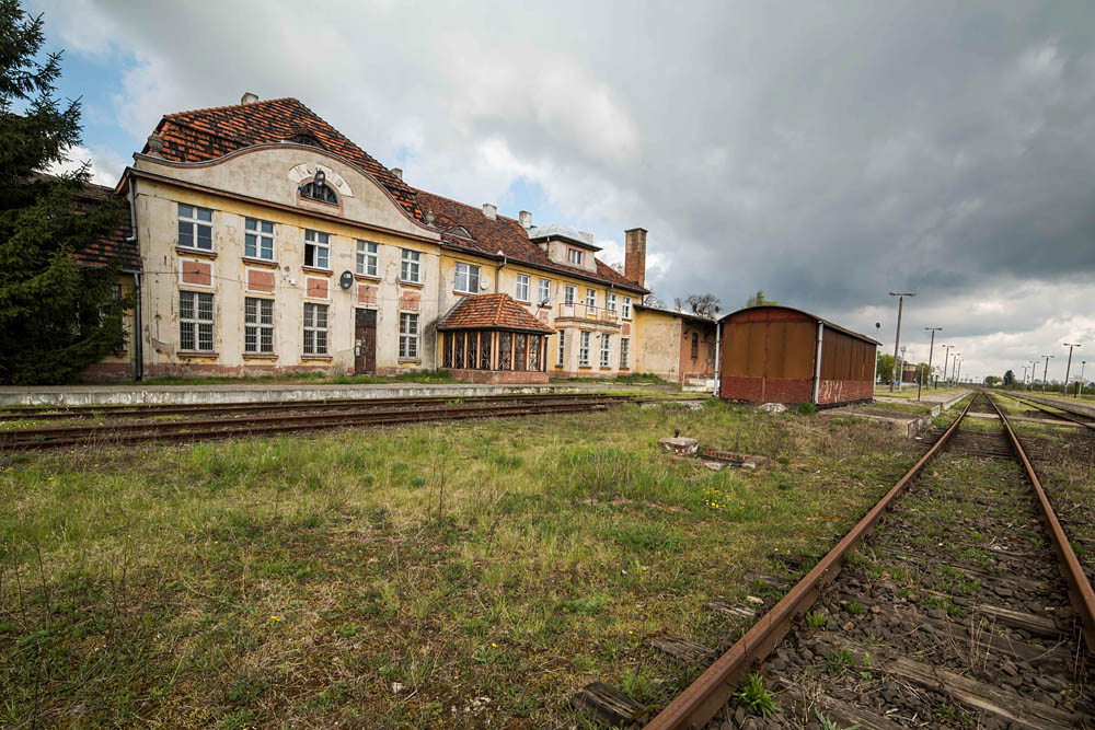 Железнодорожная станция в Кцыне, открывшаяся в 1887 году; после окончания реставрационных работ здесь будет музей, фото: Титус Жмиевский / PAP