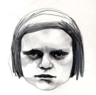 Sława Harasymowicz, from the series 'Idle, Abusive, Unruly' 2013, drawing on paper, 30x34cm