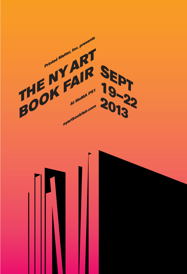NY Art Book Fair 2013 poster