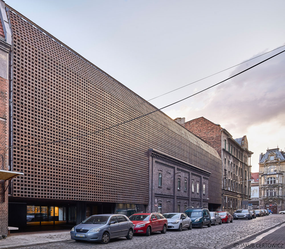 Faculty of Radio and Television at University of Silesia, desgined by Grupa 5 Architekci, BAAS arquitectura, Biuro Projektowe Małeccy, photo: Jakub Certowicz/archtiects' promotional materials