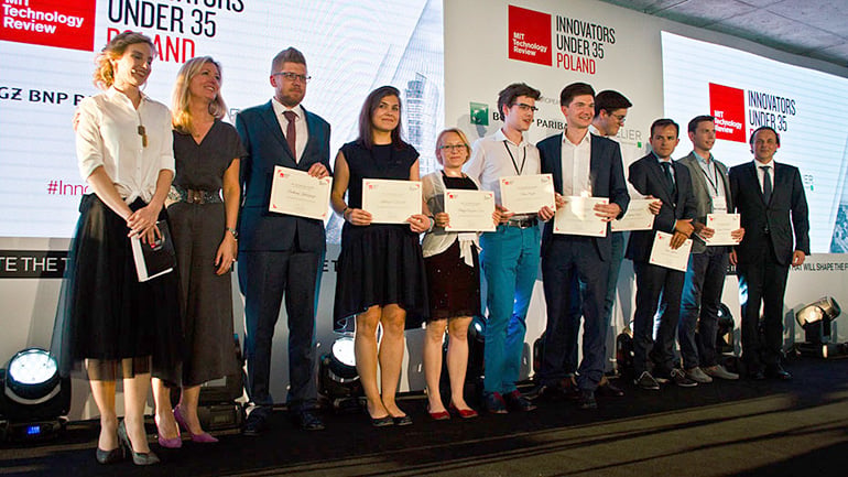 The award ceremony for MIT's Innovators Under 35, photo: courtesy of Petros Psyllos