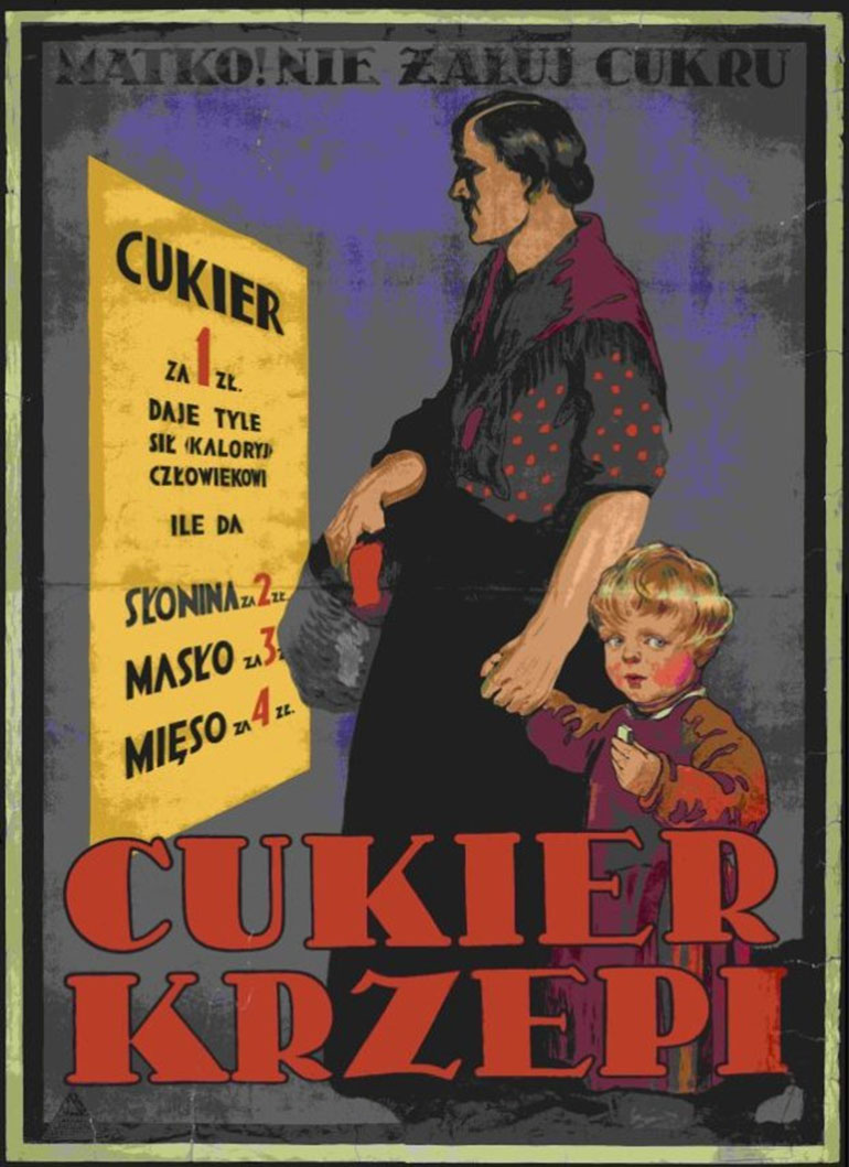 Reklama "Cukier krzepi", fot. materiały archiwalne