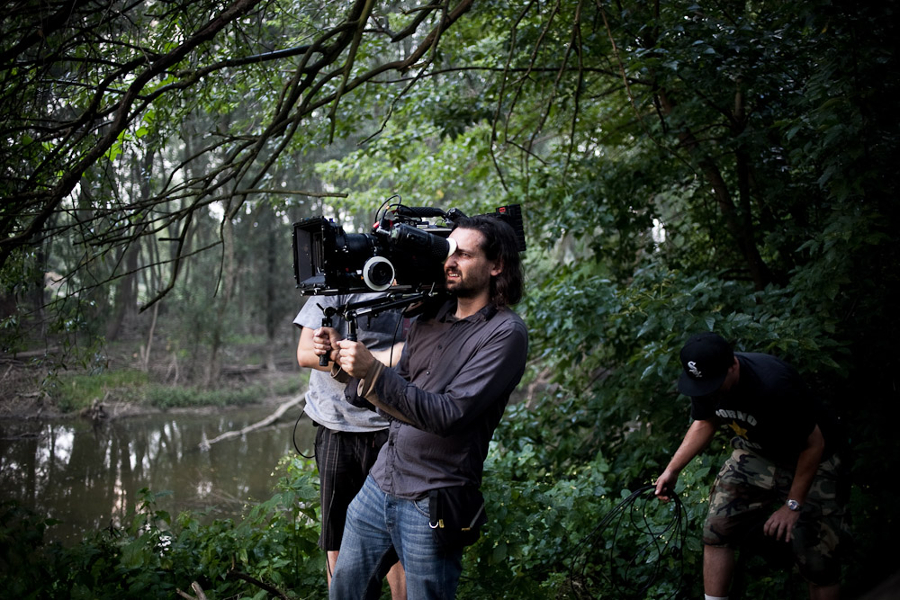 Piotr Rosołowski on the set of "Art of Disappearing", photo: press materials