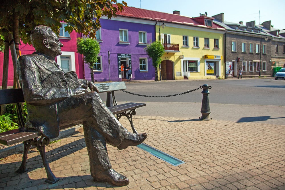 Ławeczka Józefa Mehoffera w Turku, fot. Wojciech Wójcik / Forum