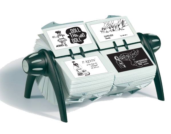 The kind of Rolodex to be used in the Finnegans Meet