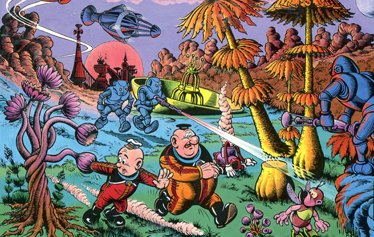 Kadr z komiksu "Kajtek i Koko w kosmosie", fot. archiwum prywatne