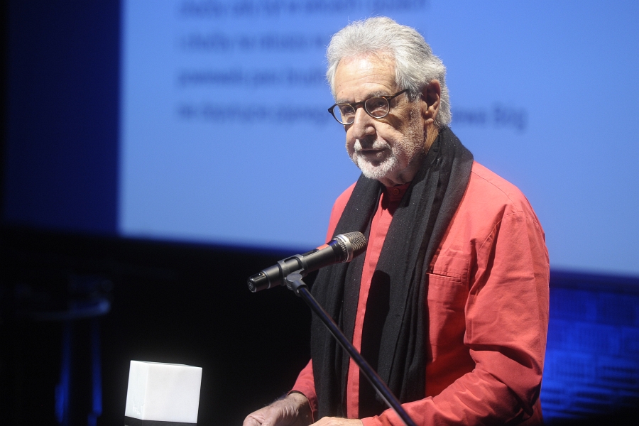 Breyten Breytenbach at the Zbigniew Herbert Literary Award 2017 ceremony, 25th May 2017, photo: Niemiec/AKPA