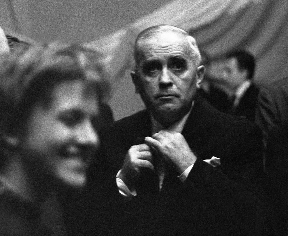 Kazimierz Wyka, 1963, Piwnica pod Baranami, Kraków, fot. Janusz Sobolewski/FORUM