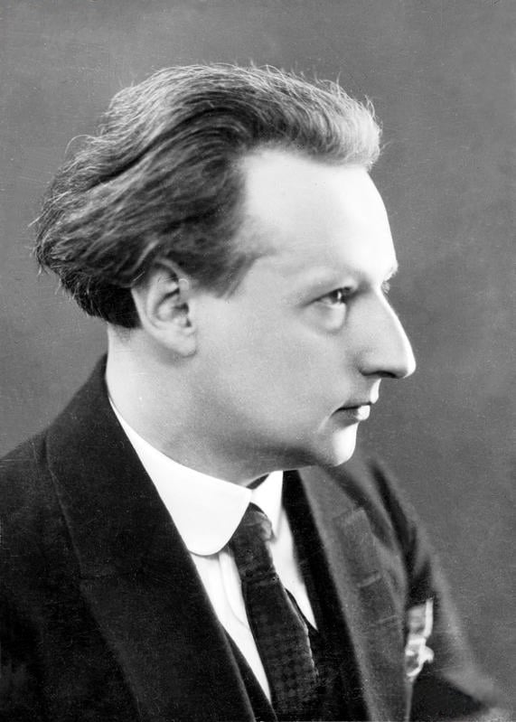 Emil Zegadłowicz, lata 20. XX wieku, fot. Narodowe Archiwum Cyfrowe