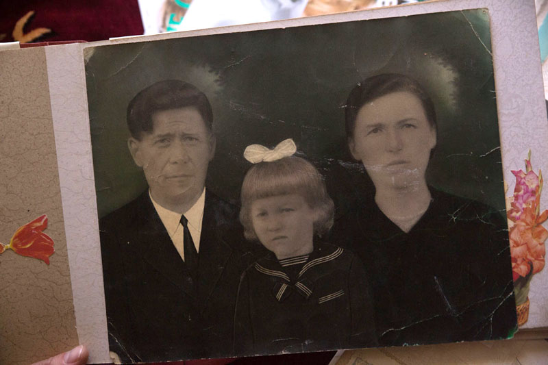 Єдине фото пані Гані з її українськими батьками. Фото: Міхал Йончик