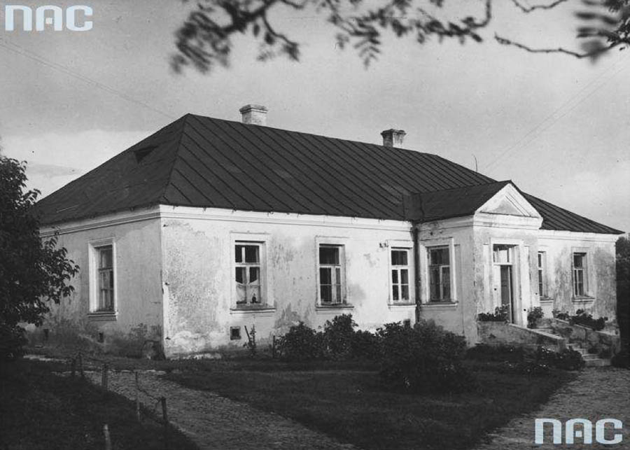 Nowogródek, dom, w którym mieszkał Adam Mickiewicz, 1939, fot. Narodowe Archiwum Cyfrowe, NAC