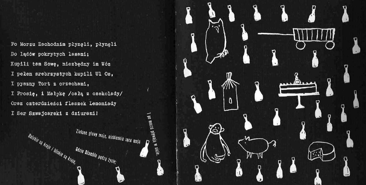 "Dong, co ma świecący nos" Edwarda Leara, ilustracje Butenki