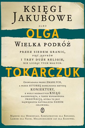 Olga Tokarczuk "Księgi Jakubowe", okładka