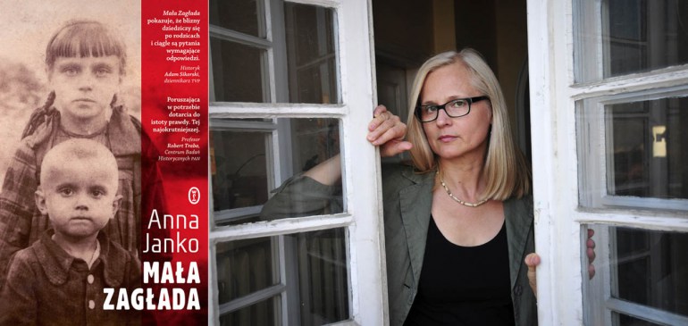 Okładka książki "Mała Zagłada" Anny Janko, Wydawnictwo Literackie, Anna Janko, fot. Wlodzimierz Wasyluk / Reporter / East News