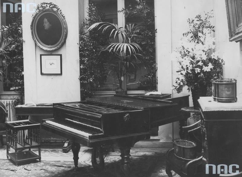 Fortepian Chopina, 1932, fot. Ilustrowany Kurier Codzienny - Archiwum Ilustracji / Narodowe Archiwum Cyfrowe / www.audiovis.nac.gov.pl