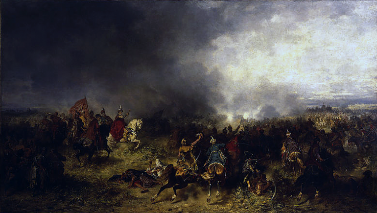 Юзеф Брандт «Хотинская битва», источник: Варшавский национальный музей, источник: CC BY-SA 3.0 / Wikimedia