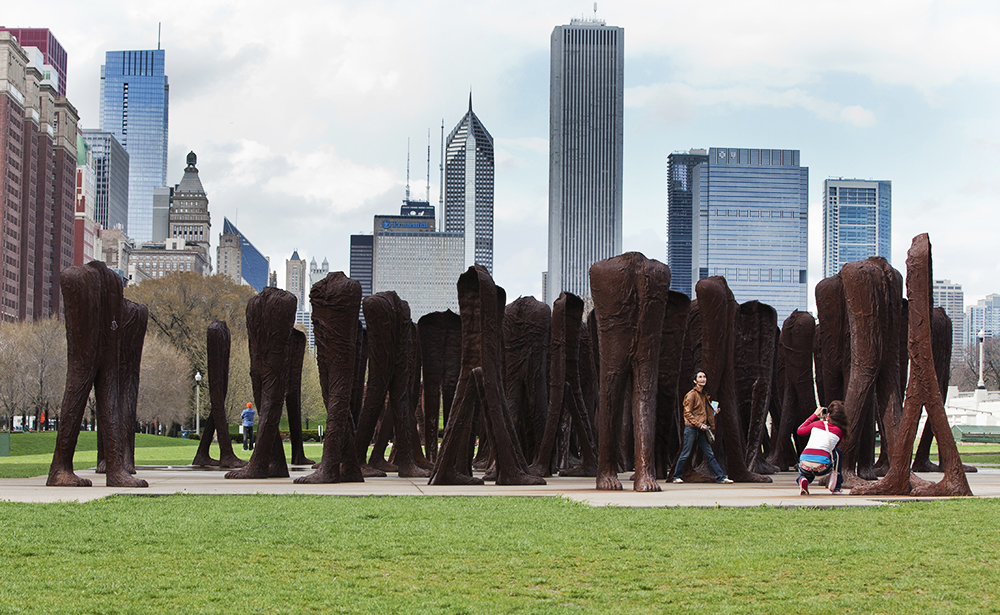 Magdalena Abakanowicz "Agora", Grand Park, Chicago, 2011, photo: Gabriel Grams/ East News