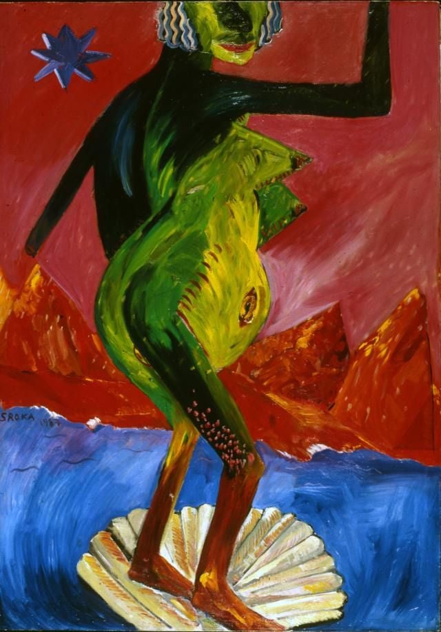 Jacek Sroka, "Przybycie Wenus do czerwonego świata", 1987, fot. dzięki uprzejmości artysty