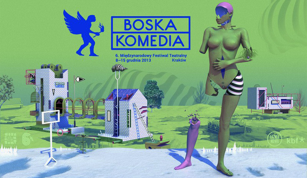 Festiwal Teatralny Boska Komedia, plakat, 2013