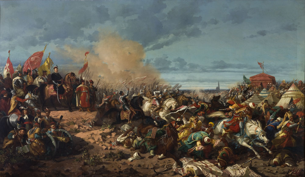 Stanisław Chlebowski, "Bitwa pod Wiedniem", 1882, olej na płótnie, fot. Muzeum Narodowe w Krakowie