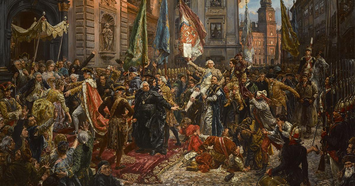 Opis Obrazu Konstytucja 3 Maja Jan Matejko, "Konstytucja 3 Maja 1791 roku" | #sztuki wizualne | Culture.pl