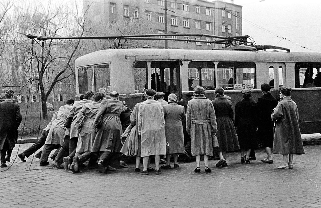 Трайлюсе», или Блеск, треск и нищета варшавских троллейбусов | Статья |  Culture.pl