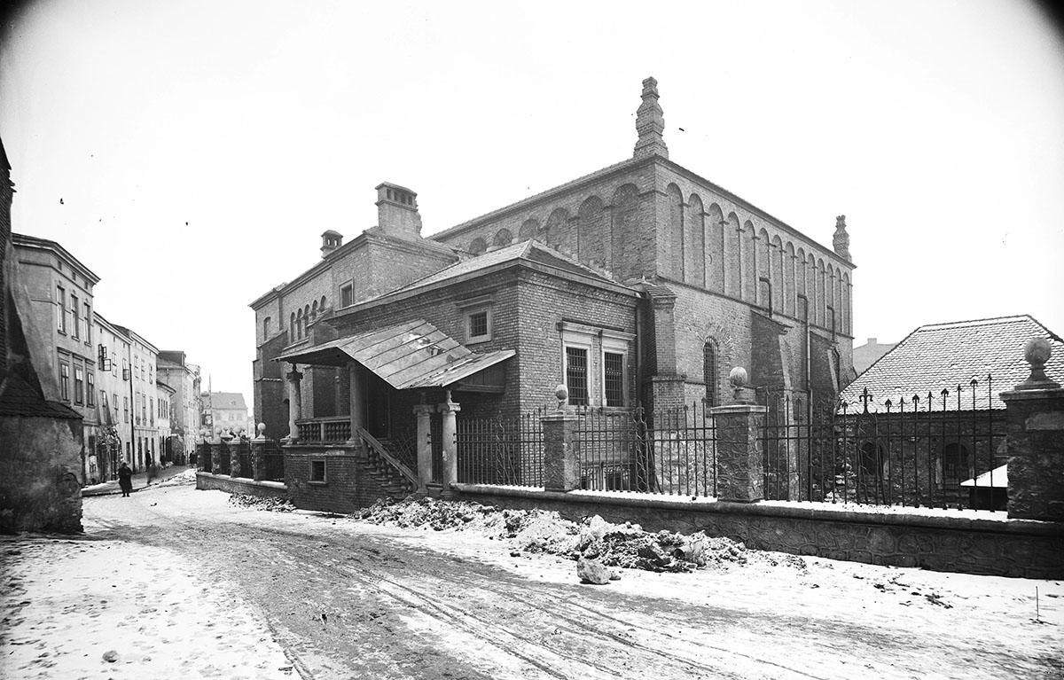 Старая синагога в районе Кракова Казимеж, 1929, фото: audiovis.nac.gov.pl / National Digital Archive (NAC) 