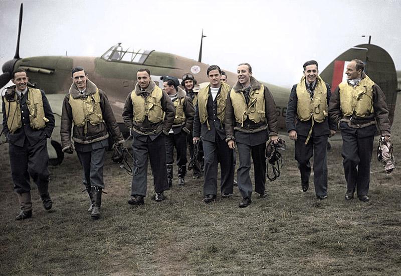 Pilots of the Squadron 303, 1941, England, photo: Wikipedia