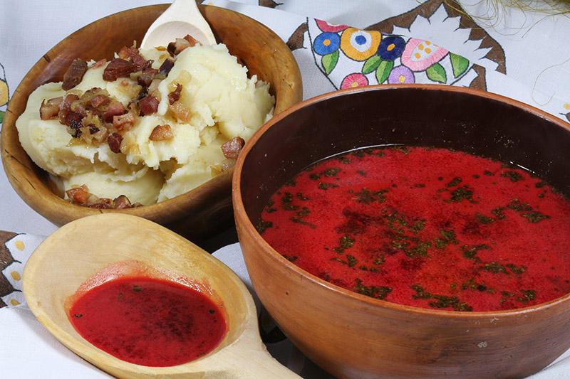 Рецепт: Борщ белорусский - По данному рецепту борщ всегда получится красным (бордовым)