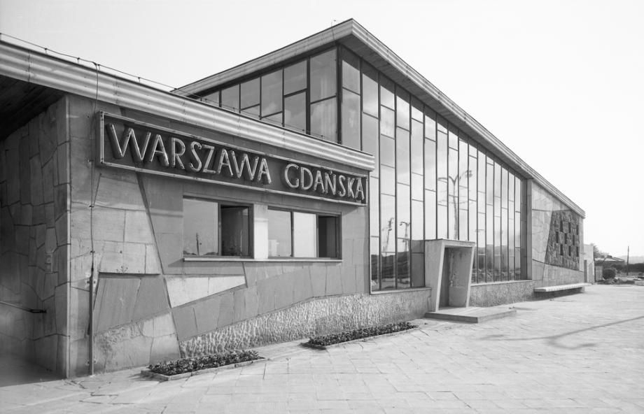 Zbyszko Siemaszko, Gdański Railway Station, between 1959 and 1970, photo: National Digital Archives (NAC)