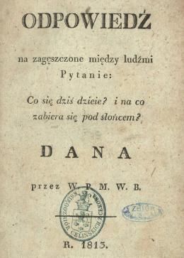Сочинение по теме Польская литература нового времени
