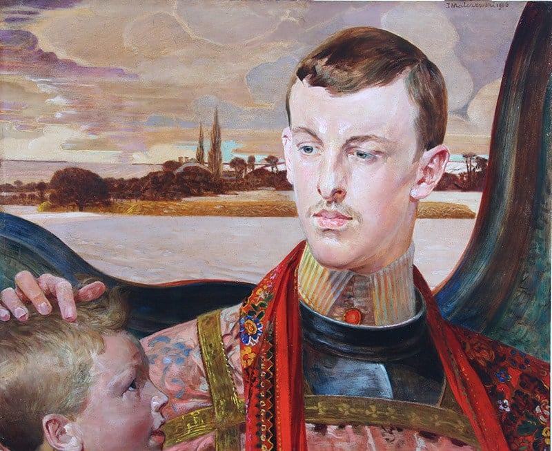 Jacek Malczewski, "Portret Pana S.", fot. Pałacyk Henryka Sienkiewicza w Oblęgork