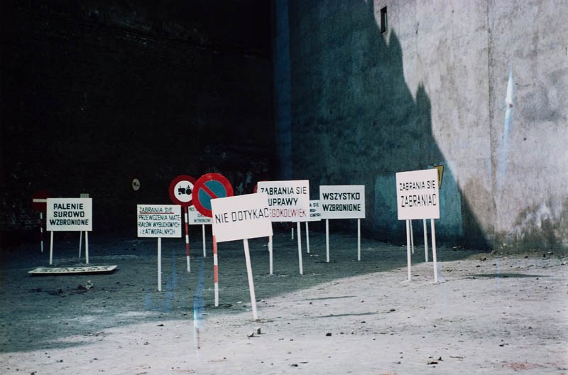 Ewa Partum, docuemntation of the Legality of Space installation, 1971, photo: courtesy of the Muzeum Sztuki w Łodzi