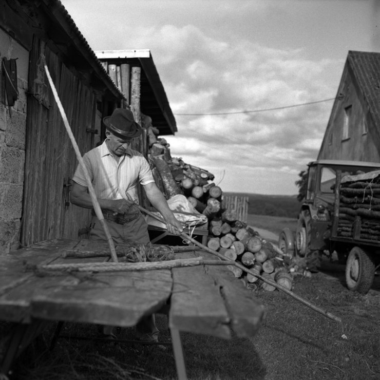 Wyrób batów, Franciszek Brunke, fot. Krzysztof Falcman, dzięki uprzejmości Zrzeszenia Kaszubsko-Pomorskiego