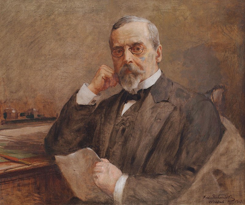 Kazimierz Pochwalski, "Portret Henryka Sienkiewicza", 1915, fot. Pałacyk Henryka Sienkiewicza w Oblęgorku