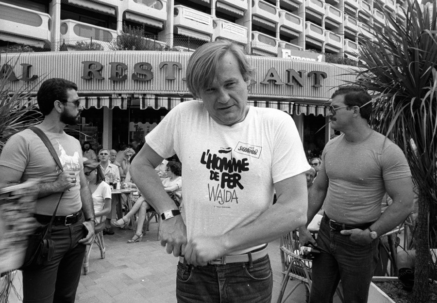 Jerzy Skolimowski, Festiwal Filmowy w Cannes, 1981, fot. Jerzy Kośnik 