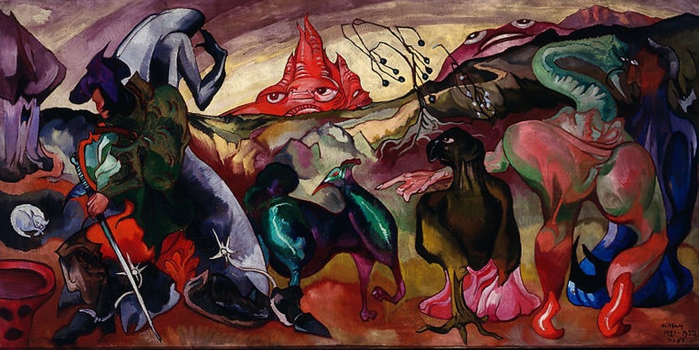Stanisław Ignacy Witkiewicz, "Fantazja - Bajka", 1922, fot. Muzeum Narodowe w Warszawie